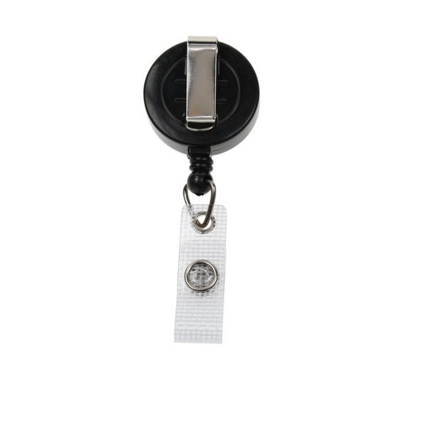 Bild von Black badge reel with belt clip and strap. 60270146 (DE,SE,NO,FI,RO,PL)