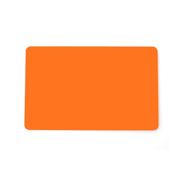 Picture of Blank orange cards - CR80 (ORANGE CORE). 70102046