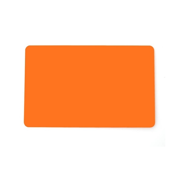 Bild von Leere orange Karten – CR80 (ORANGEFARBENER KERN). 70102046