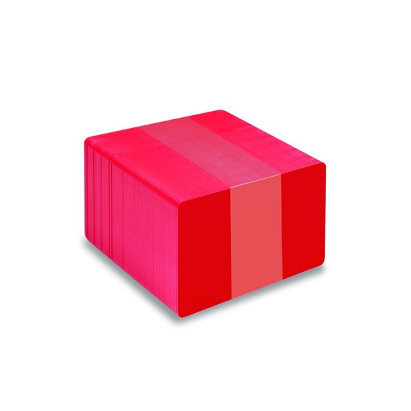 Bild von Blank red cards - CR80 (RED CORE). 70102034 (DE,SE,NO,FI,RO,PL)