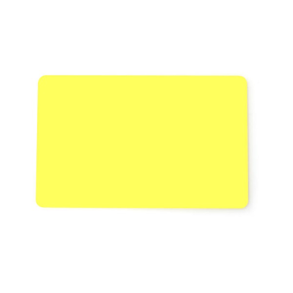 Bild von Blank yellow cards - CR80 (YELLOW CORE). 70102027 (DE,SE,NO,FI,RO,PL)