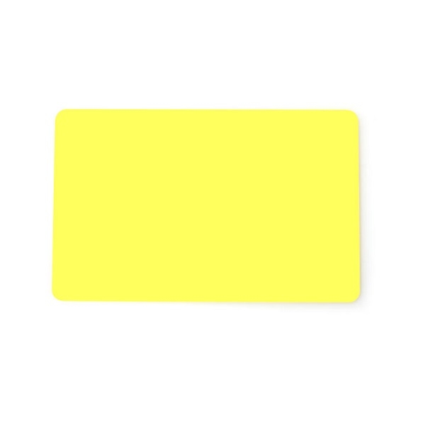 Bild von Leere gelbe Karten – CR80 (GELBER KERN). 70102027