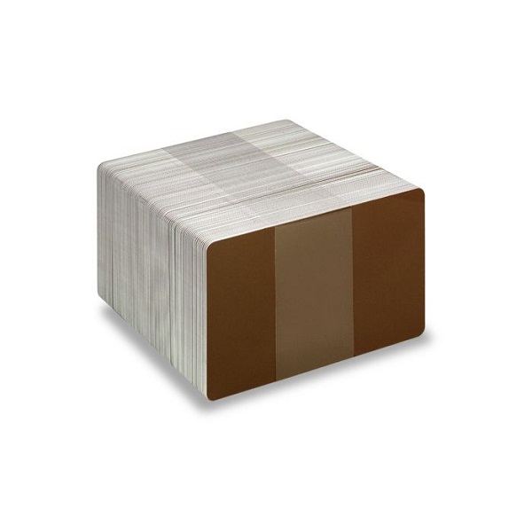 Bild von Blank brown cards - CR80 (WHITE CORE). 70102065 (DE,SE,NO,FI,RO,PL)