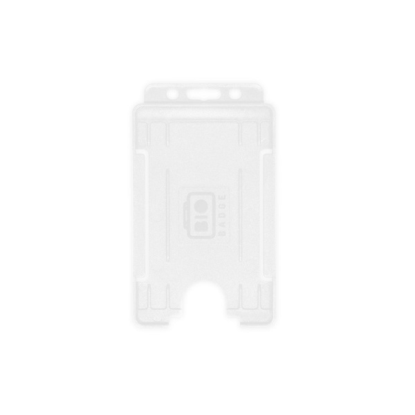 Bild von Bio badge Cardholder/carrying face open plastic frosted/clear (vertical/portrait). 60270470 (DE,SE,NO,FI,RO,PL)