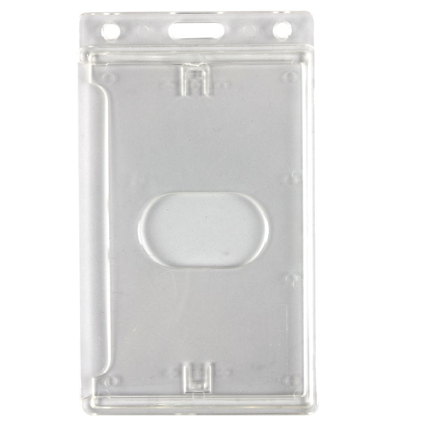 Bild von Cardholder/carrying case rigid plastic with lock clear (vertical/portrait). 60270289 (DE,SE,NO,FI,RO,PL)