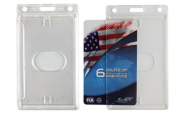 Bild von Cardholder/carrying case rigid plastic with lock clear (vertical/portrait). 60270289 (DE,SE,NO,FI,RO,PL)