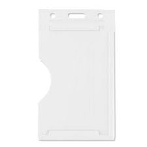 Bild von Cardholder/carrying badge face open plastic white (vertical/portrait). 60270114vud (DE,SE,NO,FI,RO,PL)