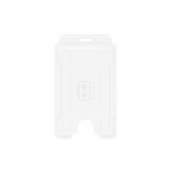 Bild von Bio badge Cardholder/carrying face open plastic white (horizontal/landscape). 60270472 (DE,SE,NO,FI,RO,PL)