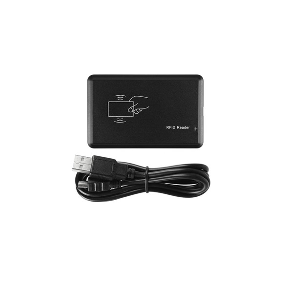 Picture of Prox/Rfid 125 KHz card and keyfob reader USB 125 KHZ. RFIDREADER