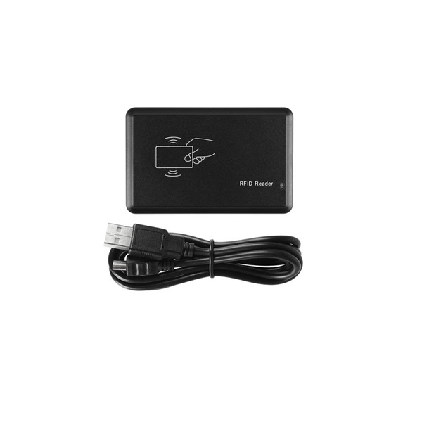 Picture of Rfid 13.56 MHZ / Mifare® card and keyfob reader USB. RFIDREADER1