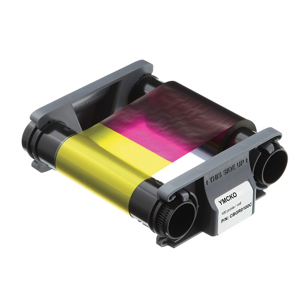 Bild von Evolis CBGR0100C badgy 100 / 200 4-color ribbon/dye film (YMCKO). Evolis CBGR0100C (DE,SE,NO,FI,RO,PL)