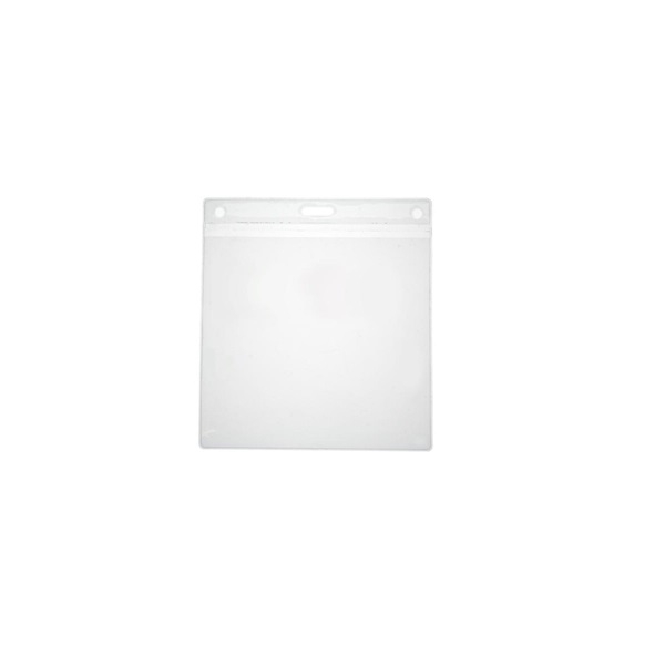 Bild von 110 x 103 mm Kartenhalter / Tragetasche, weiches Kunststoff, klar (horizontal/Querformat). 60270378