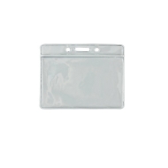 Bild von 86x54 mm Kartenhalter / Tragetasche weiches Kunststoff klar (horizontal / Querformat). 60270310