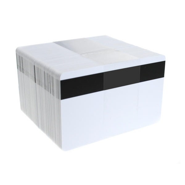 Bild von Blank white cards with LO-CO magnetic stripe- IS0-7811-2 (CR80). 70102021 (DE,SE,NO,FI,RO,PL)