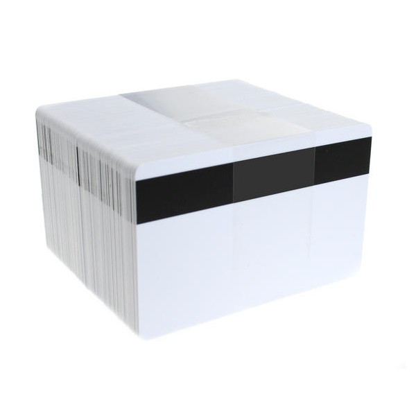 Bild von Blank white cards with HI-CO magnetic stripe- IS0-7811-6 (CR80). 70102022 (DE,SE,NO,FI,RO,PL)