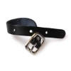 Bild von Black Leather Luggage Strap with Silver Buckle. 60270107 (DE,SE,NO,FI,RO,PL)