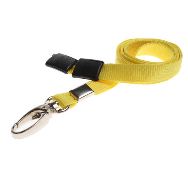 Bild von Yellow lanyard / keyhanger 10 mm with metal lobster clip. 60270567 (DE,SE,NO,FI,RO,PL)