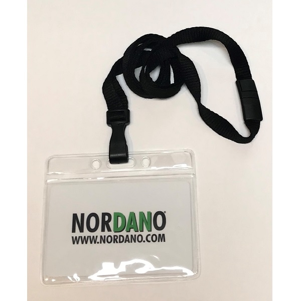Bild von Card holder / carrying case soft plastic 86 x 54 mm. clear with a black lanyard. 60270310+60270541 (DE,SE,NO,FI,RO,PL)