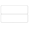 Bild von Blank white 2-up e.g. name tags / price tag cards - CR80. 70102045 (DE,SE,NO,FI,RO,PL)