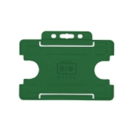 Bild von Bio badge Cardholder/carrying face open plastic green (horizontal/landscape). 60270456 (DE,SE,NO,FI,RO,PL)