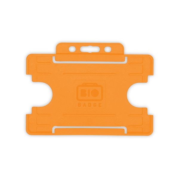 Bild von Bio badge Cardholder/carrying face open plastic orange (horizontal/landscape). 60270453 (DE,SE,NO,FI,RO,PL)