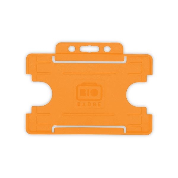 Bild von Bio badge Cardholder/carrying face open plastic orange (horizontal/landscape). 60270453 (DE,SE,NO,FI,RO,PL)