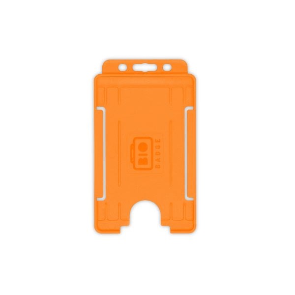 Bild von Bio badge Cardholder/carrying face open plastic orange (vertical/portrait). 60270473 (DE,SE,NO,FI,RO,PL)