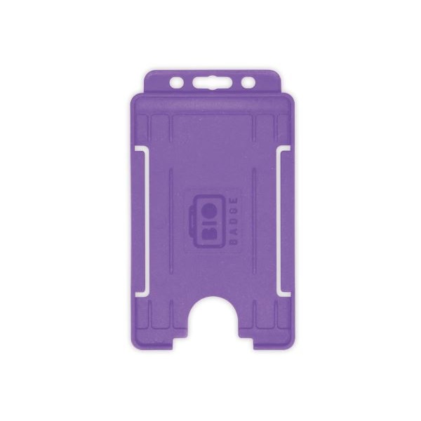 Bild von Bio badge Cardholder/carrying face open plastic purple (vertical/portrait). 60270474 (DE,SE,NO,FI,RO,PL)