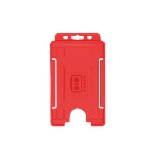 Bild von Bio badge Cardholder/carrying face open plastic red (vertical/portrait). 60270475 (DE,SE,NO,FI,RO,PL)