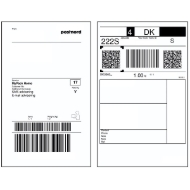 Bild von White Zebra 1-Pack Label DT 4X6 (102x152 mm) 475/ROLL PE DQP 3000. 800264-605_1 (DE,SE,NO,FI,RO,PL)