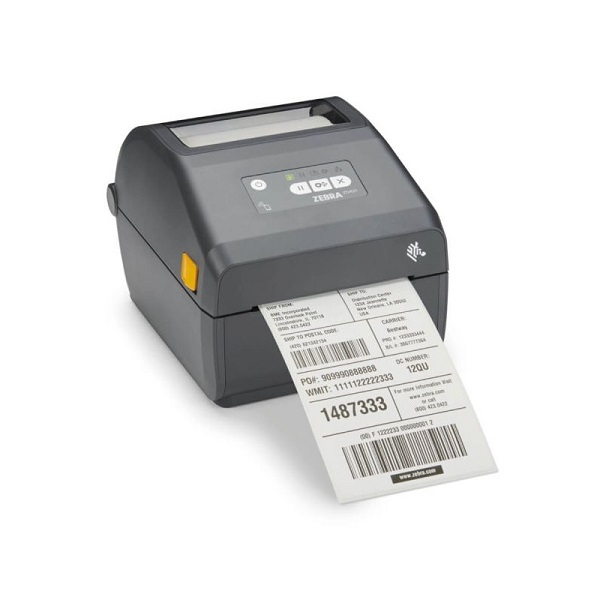 Bild von Zebra Printer Direct Thermal Printer ZD421; 203 dpi, USB, USB Host, Ethernet, BTLE5, EU and UK Cords, Swiss Font, EZPL. ZD4A042-D0EE00EZ (DE,SE,NO,FI,RO,PL)