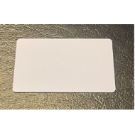 Bild von Blank white card with corner breakaway  - CR80. 70102055 (DE,SE,NO,FI,RO,PL)