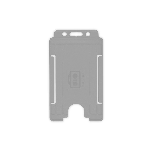 Bild von Gray bio badge Cardholder/carrying face open plastic (vertical/portrait). 60270461 (DE,SE,NO,FI,RO,PL)