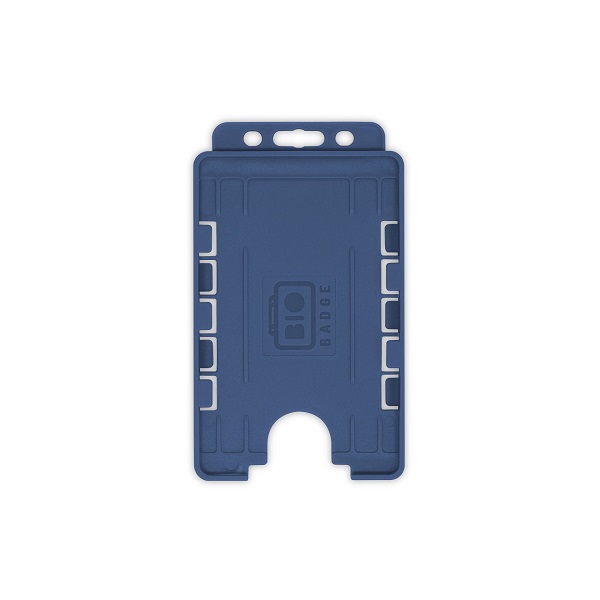 Bild von Blue 2 sided/2 cards Bio Cardholder/carrying open face plastic (vertical/portrait). 60270498 (DE,SE,NO,FI,RO,PL)