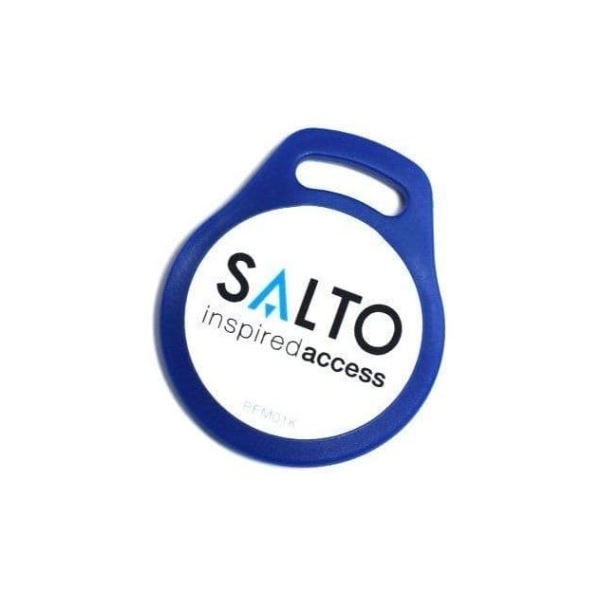 Bild von Blue key fob Salto MIFARE® PFM01KB 1KB 7 byte UID. Keyfob. 70102076 (DE,SE,NO,FI,RO,PL)