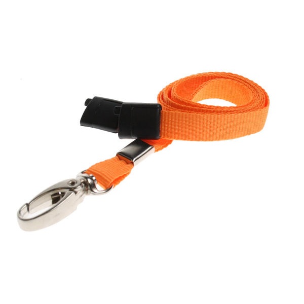 Bild von Orange lanyard / keyhanger 10 mm with metal lobster clip. 60270563 (DE,SE,NO,FI,RO,PL)