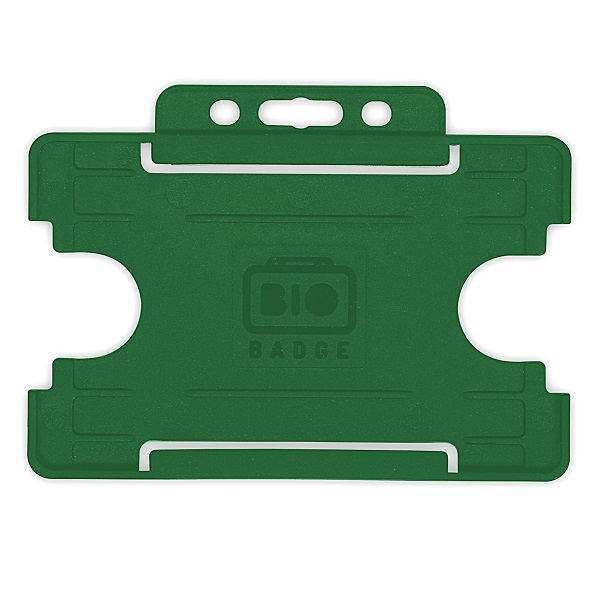 Bild von Bio badge Cardholder/carrying face open plastic green (horizontal/landscape). 60270456 (DE,SE,NO,FI,RO,PL)