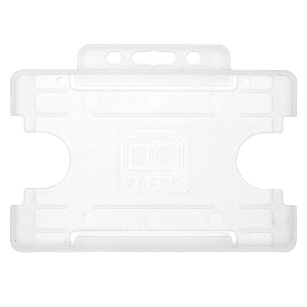 Bild von Bio ID badge Cardholder/carrying face open plastic frosted/clear (horizontal/landscape). 60270450 (DE,SE,NO,FI,RO,PL)