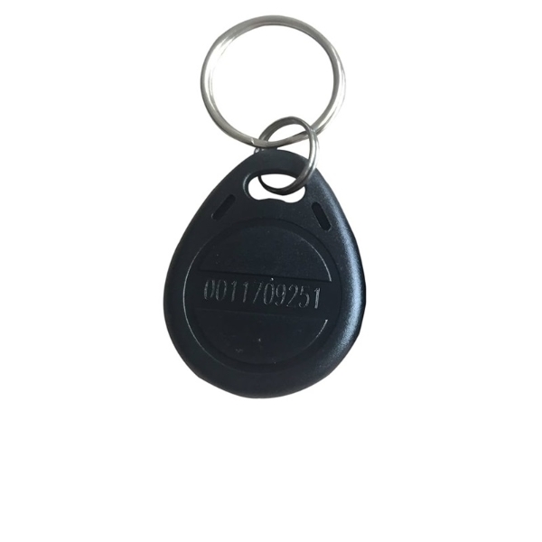 Bild von Schwarzer Prox RFID (Proximity)-Schlüsselanhänger 125 kHz. Schlüsselanhänger. 70102070N