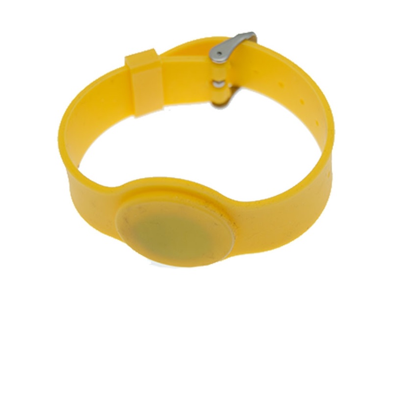 Bild von Yellow wristband 13.56 1KB Adjustable strap. 70105017 (DE,SE,NO,FI,RO,PL)