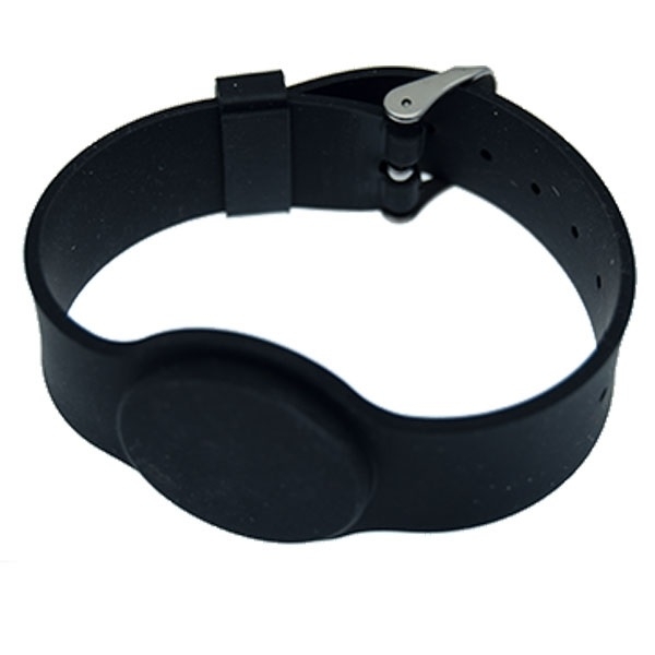 Bild von Black wristband Salto compatible 13,56 MHZ 1KB Adjustable strap. 70105091 (DE,SE,NO,FI,RO,PL)