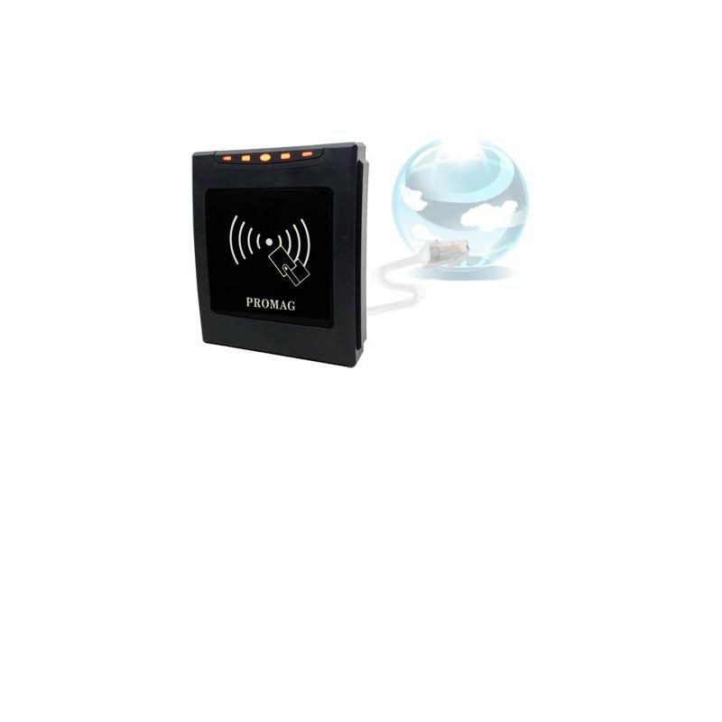 Bild von Promag Mifare UID Reader, Ethernet Interface with PoE. Gigatek Promag ER750-10 Reader RFID 13.56 MHz. PROM-ER750A-10 (DE,SE,NO,FI,RO,PL)