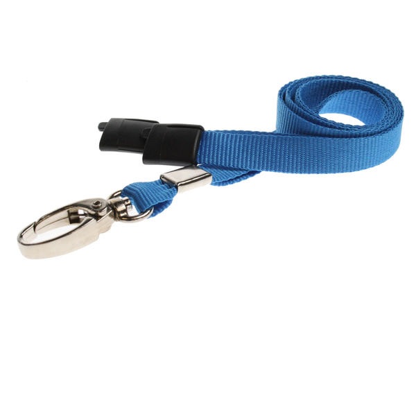 Bild von Blue lanyard / keyhanger 10 mm with metal lobster clip. 60270568 (DE,SE,NO,FI,RO,PL)