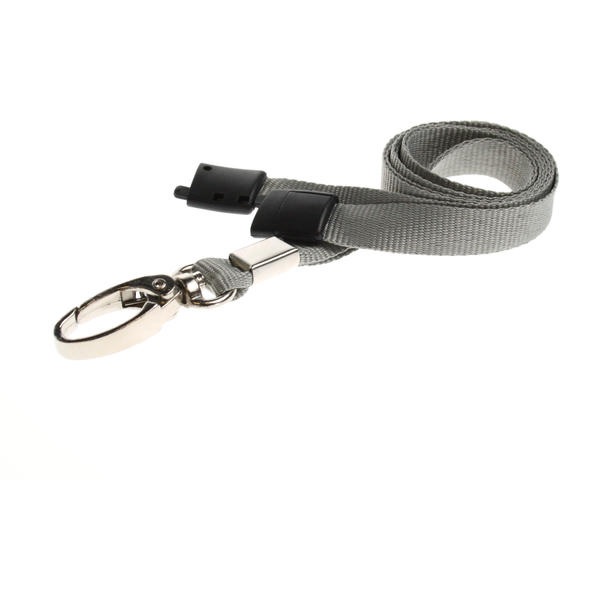 Bild von Grey lanyard / keyhanger 10 mm with metal lobster clip. 60270560 (DE,SE,NO,FI,RO,PL)