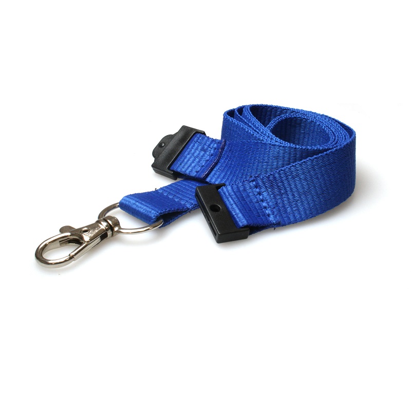 Picture of Blue lanyard / keyhanger 20 mm with metal trigger clip. 60270747