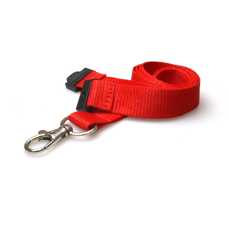 Bild von Red lanyard / keyhanger 20 mm with metal trigger clip. 60270745 (DE,SE,NO,FI,RO,PL)