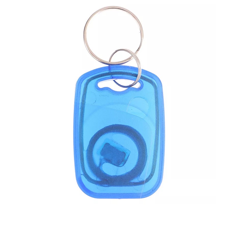 Bild von Blue RFID rewriteable Key fob 125 KHZ EM ID and magic writeable IC 13.56 Mhz. Keyfob tag. 70102981 (DE,SE,NO,FI,RO,PL)