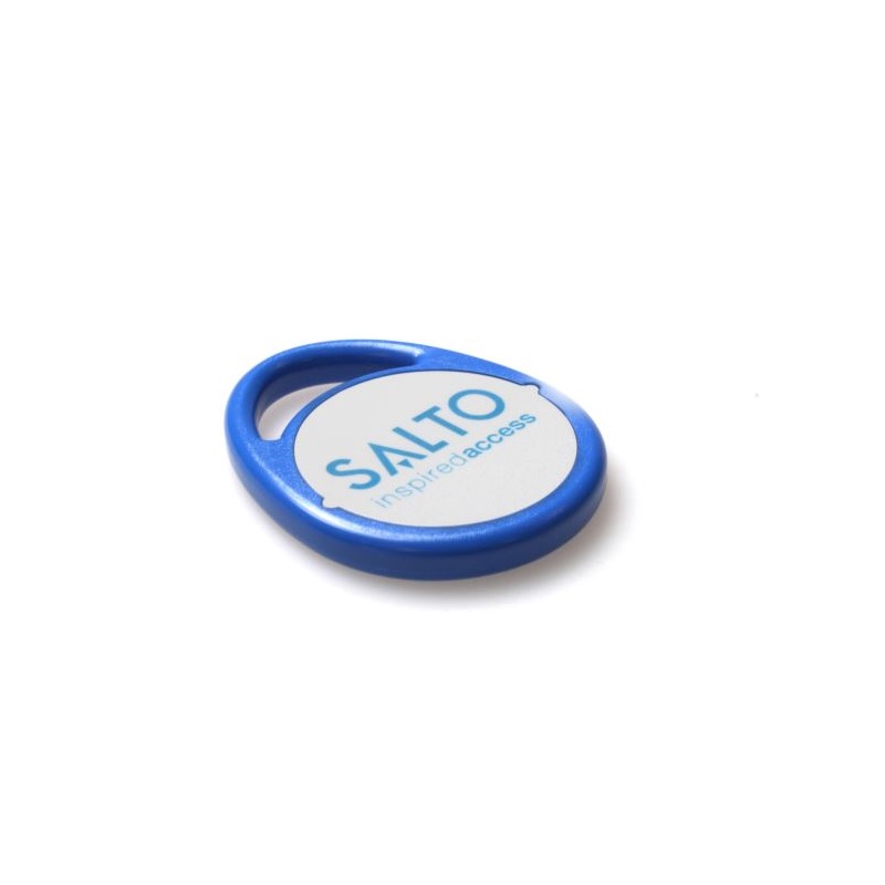 Bild von Blue key fob Salto MIFARE® PFM04KB 4KB 7 byte UID. Keyfob. 70102072 (DE,SE,NO,FI,RO,PL)