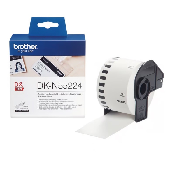 Bild von Brother Label Roll Continuous Paper DKN55224 54mm. BRDKN55224 (DE,SE,NO,FI,RO,PL)