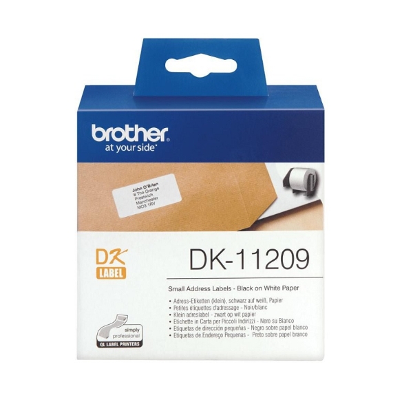 Bild von Brother Label Roll 62x29 DK11209. BRDK11209 (DE,SE,NO,FI,RO,PL)